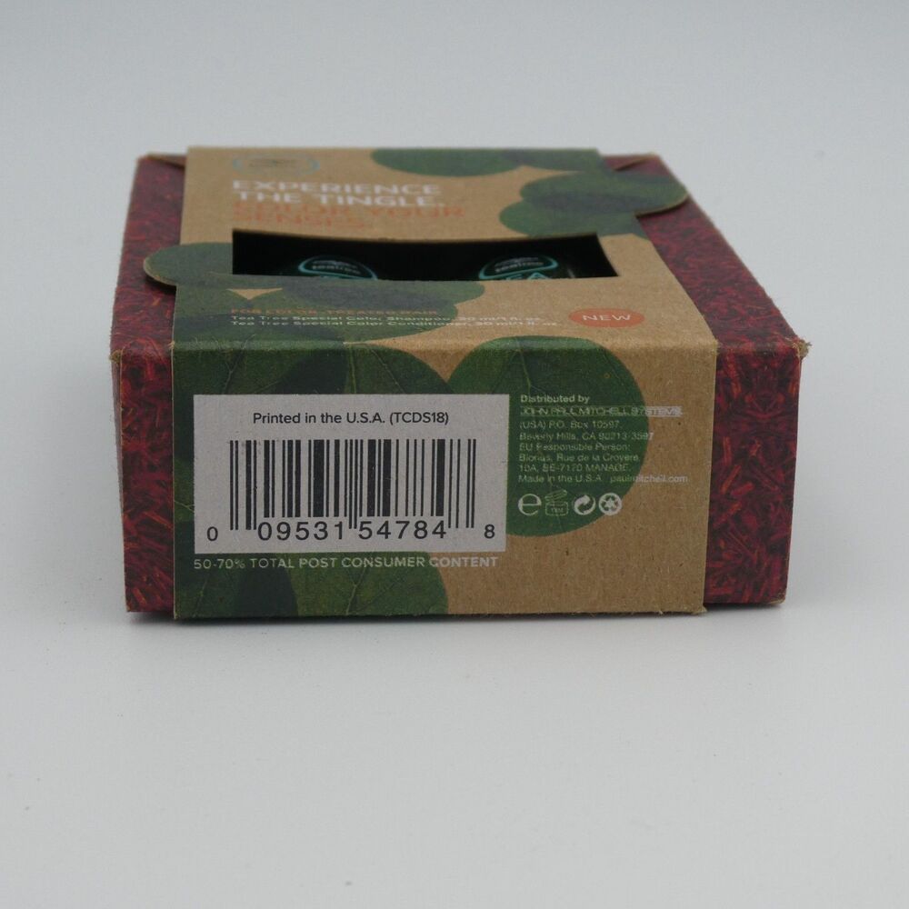 PAUL MITCHELL Tea Tree Special Color Shampoo and Conditioner 1oz Ea Travel Trial - Picture 3 of 5